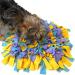 igadgitz home U7174 Dog Snuffle Mat Dog Treat Dispenser Mat Dog Sniffing Mat Dog Puzzle Mat - Multi-coloured - Buy Online on SooperMarket.com