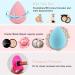 DUAIU 15PCs Marble Makeup Brush Set - Premium Synthetic Kabuki Brushes for Powder, Blush, Contour, Foundation, Concealer, Eyeshadow - Includes Makeup Sponge and Cleaner Brush Egg - Grey - Buy Online on SooperMarket.com