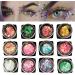 Chunky Holographic Body Glitter - 12 Color Mixed Cosmetic Sequins for Face, Eyes, Hair, Body - Festival Makeup & Nail Art - Buy Online on SooperMarket.com