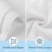 HOMEXCEL Microfiber Washcloths Towel Pack of 24 - 12x12 White | Highly Absorbent & Soft Face Towels for Bathroom, Gym, Hotel & Spa - Fast Drying Multi-Purpose Cleaning Cloth - Buy Online on SooperMarket.com