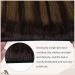 Buy Laavoo 60cm Real Hair Balayage Extensions - Dark Brown Ombre Light Brown Sew-In Weft - 120g #2/8/2 - Premium Quality Hair Extensions - Buy Online on SooperMarket.com