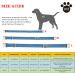 YUDOTE Ultra-Soft Dog Collar for Large Dogs | Natural Cotton Cord | Sensitive Skin | Blue-Grey L (1 Pack) - Shop Now! - Buy Online on SooperMarket.com