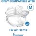 Everness 2 Packs Replacement Cushion (M) for P10 Series - Consistent Fit, Reliable Seal - Durable & Great-Value (M) Medium - Buy Online on SooperMarket.com
