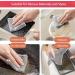 LONGLUAN Non-damaging Metal Bamboo Charcoal Cleaning Cloth Circularite Cleaning Pads Palutia Clean Cloth Non-Scratch Wire Dishcloth Resuable Double-Sided Mesh Metal Wire Cleaning Rag (10 Pcs) - Buy Online on SooperMarket.com