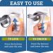 Improved Childproof Door Lever Lock (3 Pack) Prevents Toddlers from Opening Doors. Easy One Hand Operation for Adults. Durable ABS with 3M Adhesive Backing. Simple Install  No Tools Needed White 3 - Buy Online on SooperMarket.com