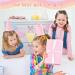 Colorful 56-Piece Hair Clips Set for Girls - Rainbow Sweets & Flower Designs | Perfect Hair Jewelry for Toddlers & Teens - Buy Online on SooperMarket.com