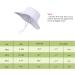 LANGZHEN Baby Girl's Adjustable Sun Protection Beach Hat - White XL - Buy Online on SooperMarket.com