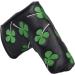 HIFROM Golf Putter Head Cover - Shamrock Embroidered Blade - Universal Fit for All Brands - Buy Online on SooperMarket.com