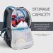 Unigear 22L Ski Backpack - Waterproof 900D Polyester, Ideal for Snowboard, Ski, Camping, Hiking - Gray - Buy Online on SooperMarket.com