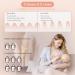Wearable Breast Pump Plainless Electric Hands Free 2 Modes & 9 Levels with LCD Display Low Noise Rechargeable Wireless Protable Breast Pump with 21mm/24mm Flanges (Pink 2PCS) Breastfeeding Pump - Buy Online on SooperMarket.com
