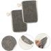 PLAFOPE 2pcs Black Linen Soap Bag Soap Mesh Pouch Bar Soap Pouch Drawstring Soap Bag Soap Mesh Holder Flax - Buy Online on SooperMarket.com