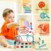 Shop Atoylink 2-in-1 Montessori Toys - Wooden Abacus & Labyrinth for Fine Motor Skills | Perfect Educational Gift for Kids 1-3 Years - Buy Online on SooperMarket.com