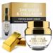 24K Gold and Collagen Night Face Moisturizer - Reduces Age Spots Fine Lines & Wrinkles Lifting & Firming Night Cream - Cruelty Free Korean Skin Care For All Skin Types 24K Gold & Collagen