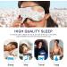 Haskirky Light Blocking Eye Mask - Breathable & Adjustable for Adults | Travel, Yoga, & Meditation | Comfortable & Smooth | Deep Sleep Aid - Buy Online on SooperMarket.com