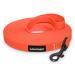 Looxmeer tow lines for dogs 3m /5m /7m /10m /15m /20m /30m rubberized dog leash for small medium -sized dogs practice lines neon orange 30m neon orange