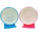 Large Silent Hamster Wheel on Stand 16.5cm - Quiet Running Spinner Suitable for Small Syrian & Dwarf Hamsters (Pink) - Buy Online on SooperMarket.com
