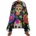 Kigai Skull Flowers Barber Cape | Professional Waterproof Hair Cutting Cape for Men & Women | Adjustable Snap Closure Hairdressing Cape - Buy Online on SooperMarket.com