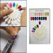 Shop Honey Joy False Nail Flower Wheel - 18 Color Display Board for Stunning Sunflower Nail Art | Pack of 10 - Buy Online on SooperMarket.com