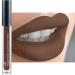 Mynena Brown Liquid Lipstick Long Lasting Kissproof Waterproof Lightweight Smudge Proof Matte Color Stay Lip Stain Talc-Free Mica-Free Gluten-Free Paraben-Free | Cyndia