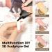 RARJSM No Wipe 3D Nail Art Sculpture Gel Clear Nail Charms Rhinestone Glue 3D Nail Craving Gel Polish Painting Drawing Sculpting Gel UV LED Curing Requires DIY Designs Nail Decoration Manicure - Buy Online on SooperMarket.com
