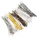 Solid Brass Eye Pins Findings for Jewelry Making - Mixed Color Assorted 50mm x 21 Gauge - Buy Online on SooperMarket.com
