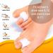Anggrek Gel Toe Separators - 6 Pairs Silicone Relief Bunion Pain Corrector for All Shoes - Blue/White - Buy Online on SooperMarket.com