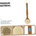 BCOATH Bamboo Handle Bath Cleaner Brush - Double-Sided Scrubber for Shower and Body Scrubbing - Buy Online on SooperMarket.com