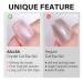 AILLSA Red Cat Eye Gel Polish - Burgundy Glitter & Crystal UV Nail Polish Holographic Reflective Color for DIY Nail Art (0.5 OZ - Buy Online on SooperMarket.com