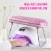 AORAEM Nail Arm Rest Cushion with Bracket - Plum Pink Hand Pillow for Manicures and DIY Nail Art - Buy Online on SooperMarket.com