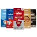 Lavazza Ground Coffee - Complete Collection -Oro Rossa Crema Gusto Espresso Italiano & Dek (Decaf) - 5 Pack