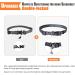 Snocyo Reflective Jogging Leash for Medium & Large Dogs | Elastic Double Handle & Waist Valve | Retractable Running Dog Leash in Gray & Orange - Buy Online on SooperMarket.com