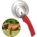Buy Stainless Steel 6 Ring Curry Comb for Horses Sheep & Cows - Relieve Itching & Shedding (4 Turns) - International Shipping Available - Buy Online on SooperMarket.com