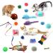 QUOZUO Cat Toys Kitten Toys Assortments 26 Packs Hanging Interactive cat Toys for Indoor Cats Cat Wand Toy Cat Feather Toys Cat Balls Cat Mouse Toy - Buy Online on SooperMarket.com