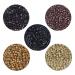 1000 Pcs Silicone Lined Micro Rings Links Beads 5mm Lined Beads for Hair Extensions Tool (Black+Dark Brown+Brown+Dark Blonde+Blonde) 1000 Pcs Black+Dark Brown+Brown+Dark Blonde+Blonde