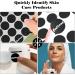 Draderch 12-Pack 50ml White Empty Jars with Lids - Ideal for Cosmetics Creams Lotions Essential Oils | Mini Spatula & Labels Included - Buy Online on SooperMarket.com