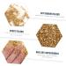 WOONEKY 1 Glass in Bulk DIY Crafts Bulk Epoxy Resin Mini Wooden Decorations Vintage Glass Vintage Bud Irregular Glass Glitter Manicure Fillers Bulk Chips Accessories Nail 0.5X0.3cm Golden - Buy Online on SooperMarket.com