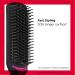 REVLON 4-1/2 Inch Hair Straightening Heated Styling Brush - Fast & Easy Styling - Buy Online on SooperMarket.com