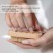 Double-Sided Wooden Nail Brush - Natural Bristle Hand & Fingernail Cleaner | Eco-Friendly Manicure & Pedicure Accessories for Men & Women - Buy Online on SooperMarket.com