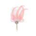 IYOU 1920s Feather Flapper Headpiece Pink Crystal Great Gatsby Headbands Rhinestone Tassel Prom Wedding Hair Accessories for Women