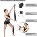 Stretch Strap with Door Anchor for Improved Leg Stretching - Perfect Home Equipment for Ballet, Dance, MMA, Yoga & Gymnastics - Includes Booklet & Box (Black) - Buy Online on SooperMarket.com