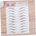 CIMAXIC 2pcs 3d eyebrow stickers suit realistic eyebrow tattoos Makeup eyebrow shape stencil Miss - Buy Online on SooperMarket.com