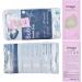 Vicloon Baby Swaddle Wrap Set - Organic Cotton Blanket for Newborns 0-3 Months (7-14lbs) - Blue (2 pcs) - Buy Online on SooperMarket.com