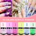 Acrylic Nail Kit for Beginners - Professional 10 Color Powder Set with Brush - Nail Extension Form Set-2 - Buy Online on SooperMarket.com