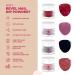 Revel Nail Dip Powder Nail Kit - Fall Nails 4 Color Starter Set - French Manicure Alternative - Long Lasting Gel Polish - Berry Shade - Buy Online on SooperMarket.com