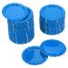 PATIKIL 1 Inch Flat Decorative Bottle Caps 50 Pack Craft Bottle Pendant Trays Double Sides Printed for DIY Pendants Craft Scrapbooks Blue