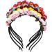 Shop Pink Flower Headband for Weddings & Parties | Boho & Hippie Style Accessories - Buy Online on SooperMarket.com