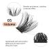 72 Pcs Mixed Length C Curl DIY Eyelash Extension Cluster Lashes - Volume Style D 8-16 - Buy Online on SooperMarket.com