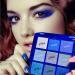 Yeweian Blue Eyeshadow Palette - 9 Colors Glitter Matte Makeup for Women | Highly Pigmented & Waterproof Smokey Eye Palette (06) - Buy Online on SooperMarket.com