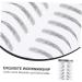 Mikinona 12 Sheets Waterproof Eyebrow Stickers Eyebrow Shaping Sticker Hair-like Eyebrows Stickers Post Paper 21x15cm Black - Buy Online on SooperMarket.com