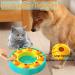 Etechydra Dog Puzzle Slow Feeder Toy for Mental Enrichment & IQ Training - Interactive Treat Dispenser Toy for Dogs & Cats (Yellow-Blue) - Buy Online on SooperMarket.com